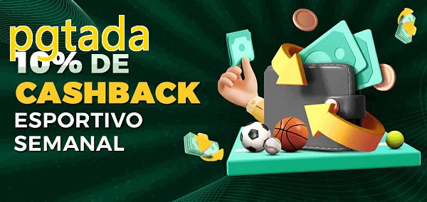 10% de bônus de cashback na pgtada